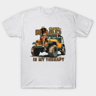 Off-road is my therapy. T-Shirt